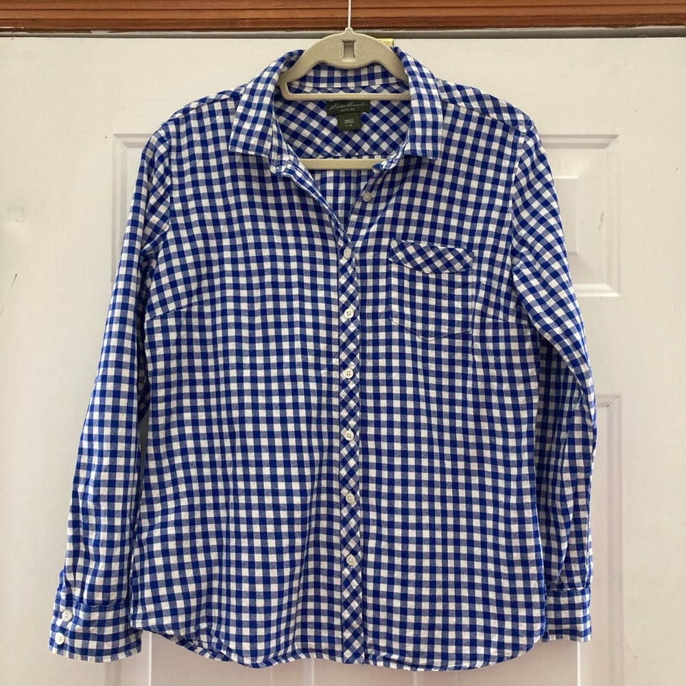 Eddie Bauer Womens Flannel Shirt
Size Large